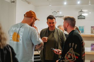 Friends catching up over coffee